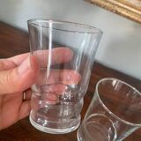 set of 2 old glasses