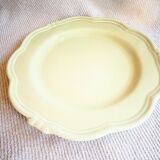11 assiettes plates vert d'eau