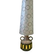 Lampe sur pied vintage en céramique avec base éclairée