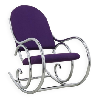 Rocking Chair in Chrome, 1970s