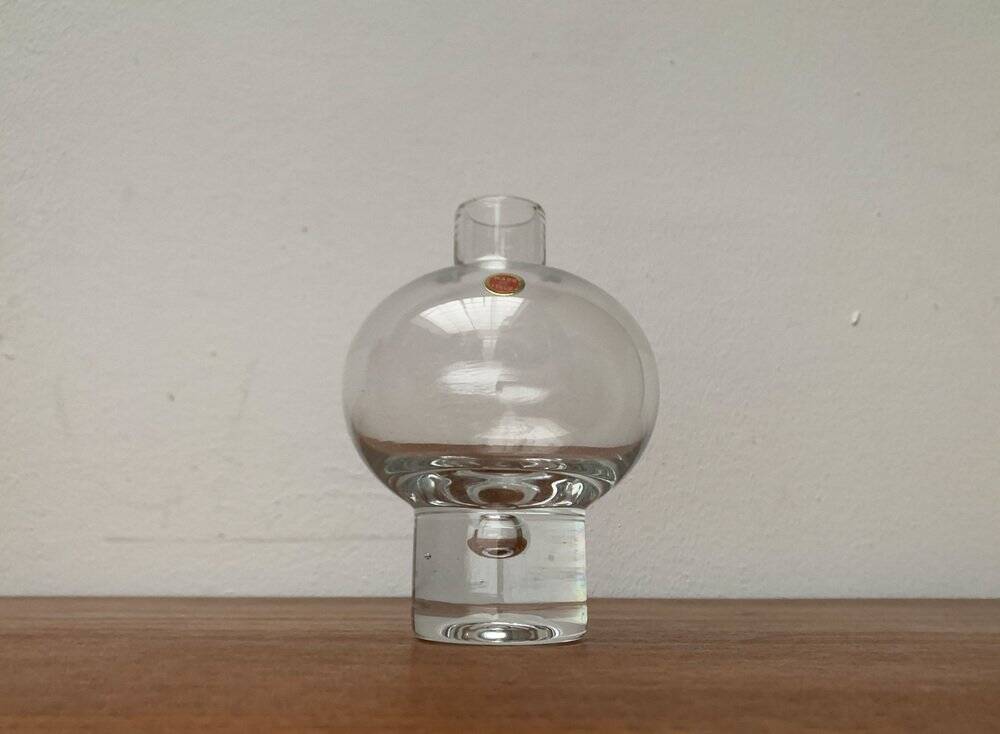 Vintage Italian glass bubble vase