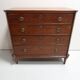 Antique oak chest of drawers