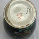 Old vase baluster enamelled lamp Boch Frères Keramis Belgium