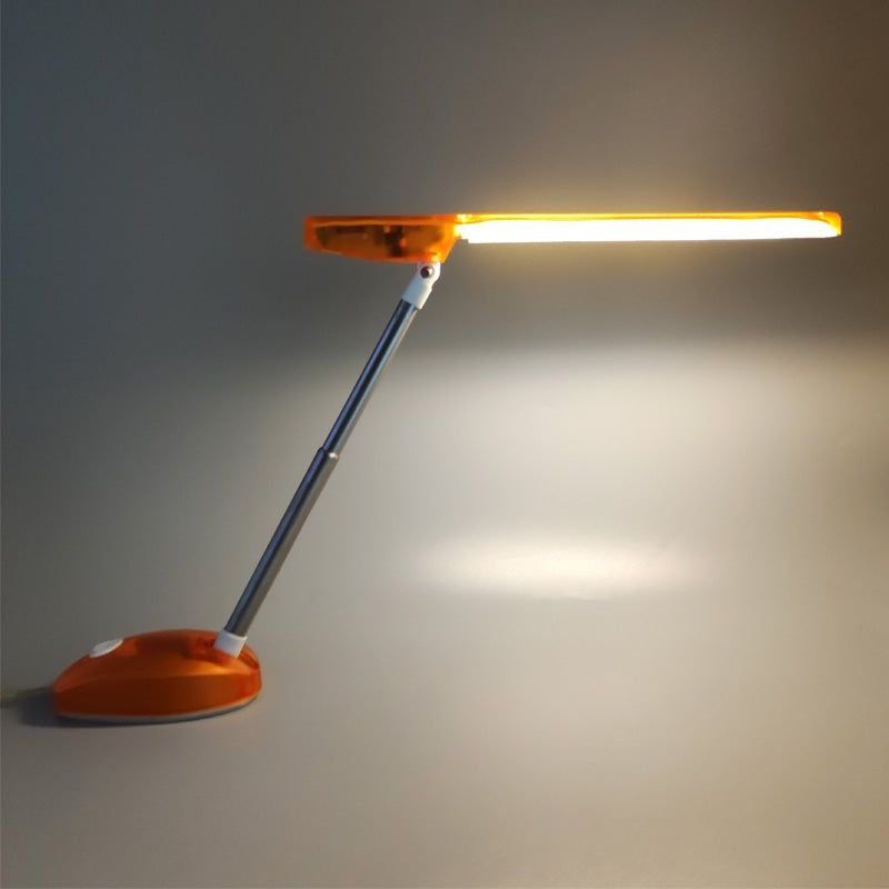 1990s Orange Table Lamp "Microlight" by Ernesto Gismondi for Artemide. Made in Italy