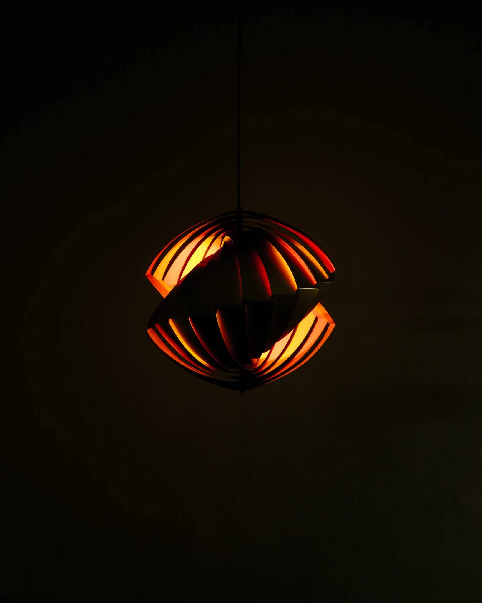 Suspension vintage danoise en laiton « Tivoli » Louis Weisdorf du milieu du siècle, années 1960