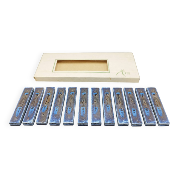 12 porte-couteaux en céramique MB