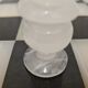 Black and white marble chess