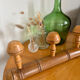 Coat rack hook in natural wood late 19th century