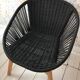 Joemie black armchair