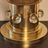 Murano glass and gilded brass lamp