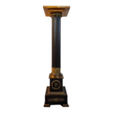 Colonna in golden bronze with ripiano in marmo giallo di Siena, France, 19th century