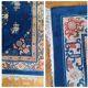 Art Deco Wool Handmade Rug Large 1920s with Bats