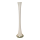 Vase en verre haut et fin, en verre double couche (translucide et blanc laiteux)