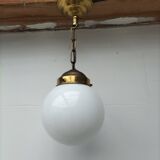 Opaline hanging lamp