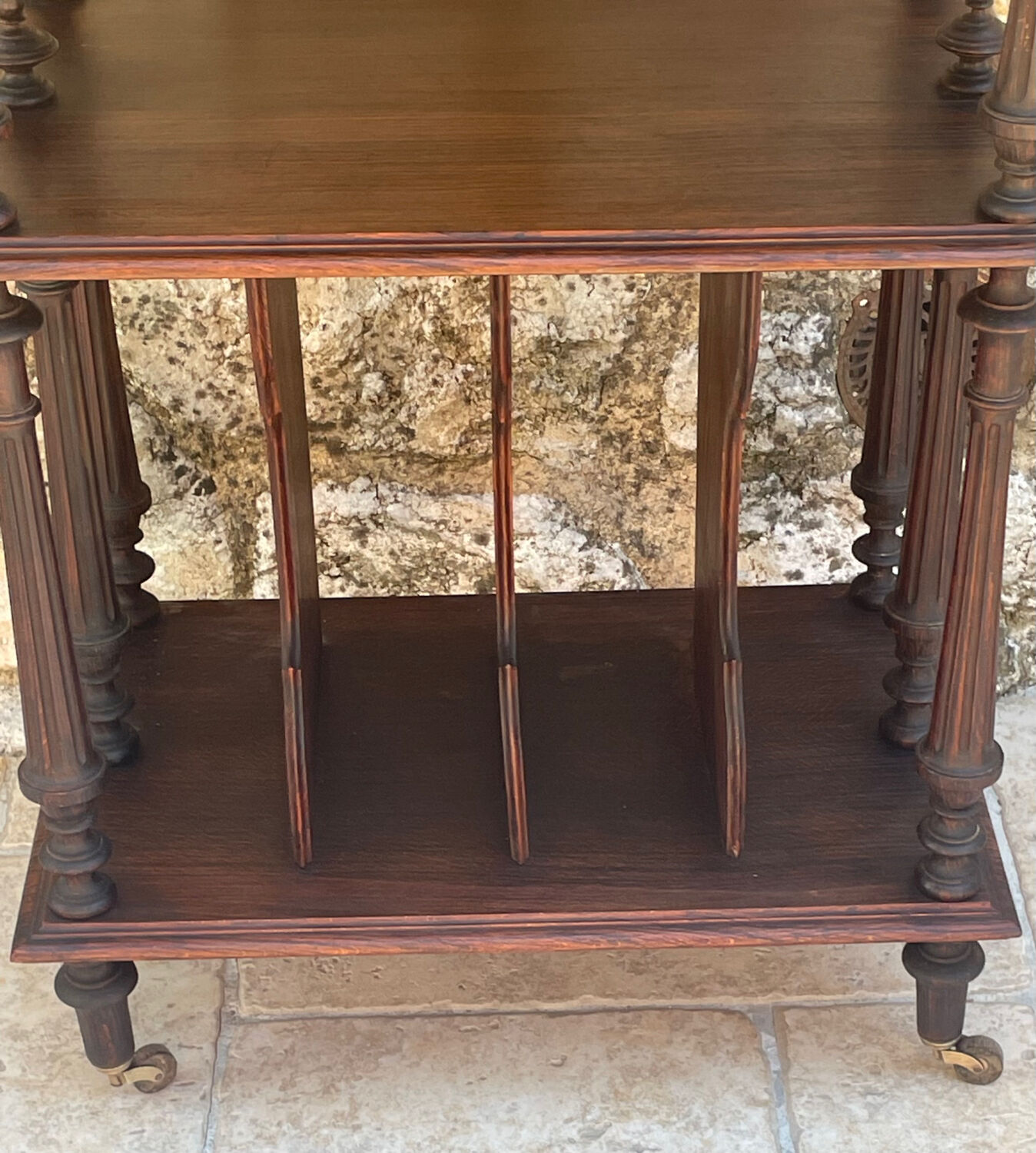 Napoleon III Style Mahogany Music Cabinet