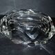 Vintage crystal ashtray - hexagonal shape - 16cm