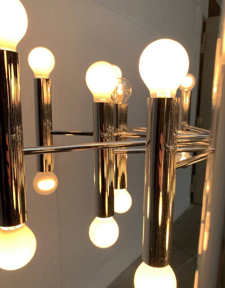 German lustre from the mid-century space age by Doria Leuchten, 1960s.