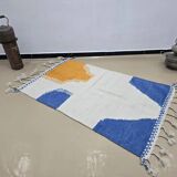 Traditional Moroccan handwoven rug 3x2 m