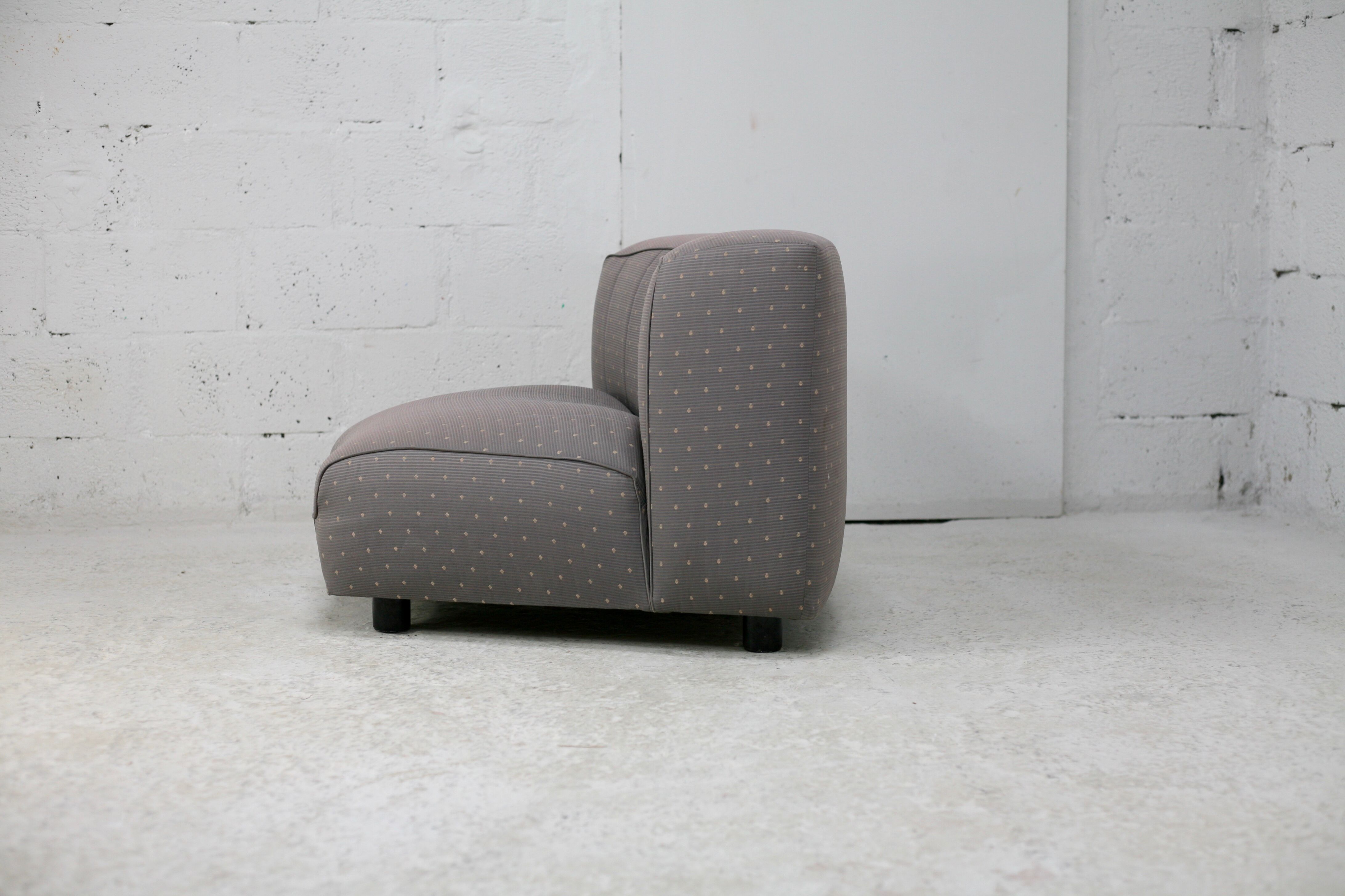 Novemila driver with wide back (rare) by Tito agnoli, Arflex, Italy, circa 1970