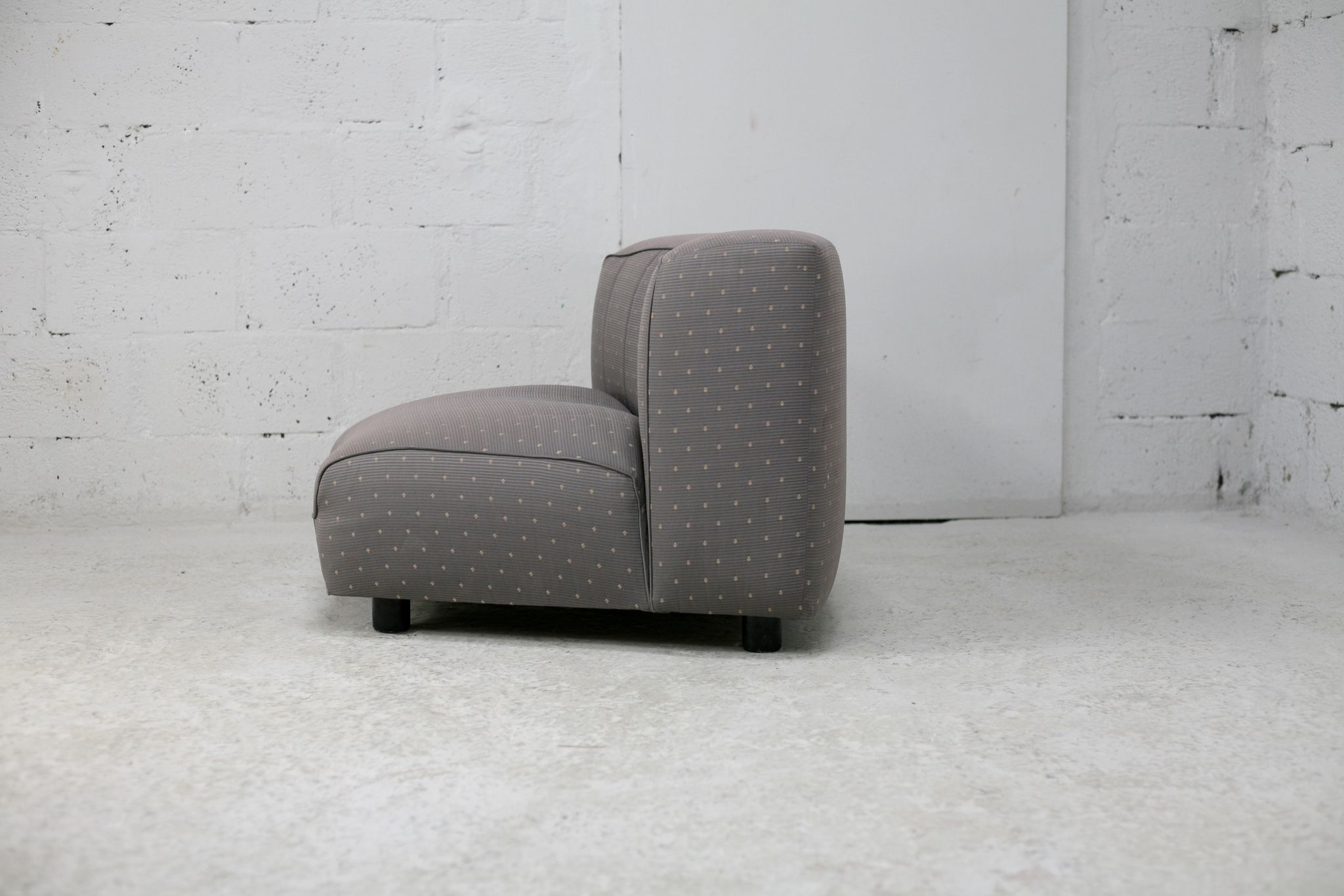 Novemila driver with wide back (rare) by Tito agnoli, Arflex, Italy, circa 1970