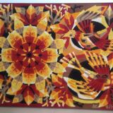 Jc bissery vintage tapestry 1960 signed and numbered