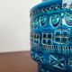 Mid-century Italian pottery vase from the Rimini Blu studio by Aldo Londi for Bitossi, 1960s.