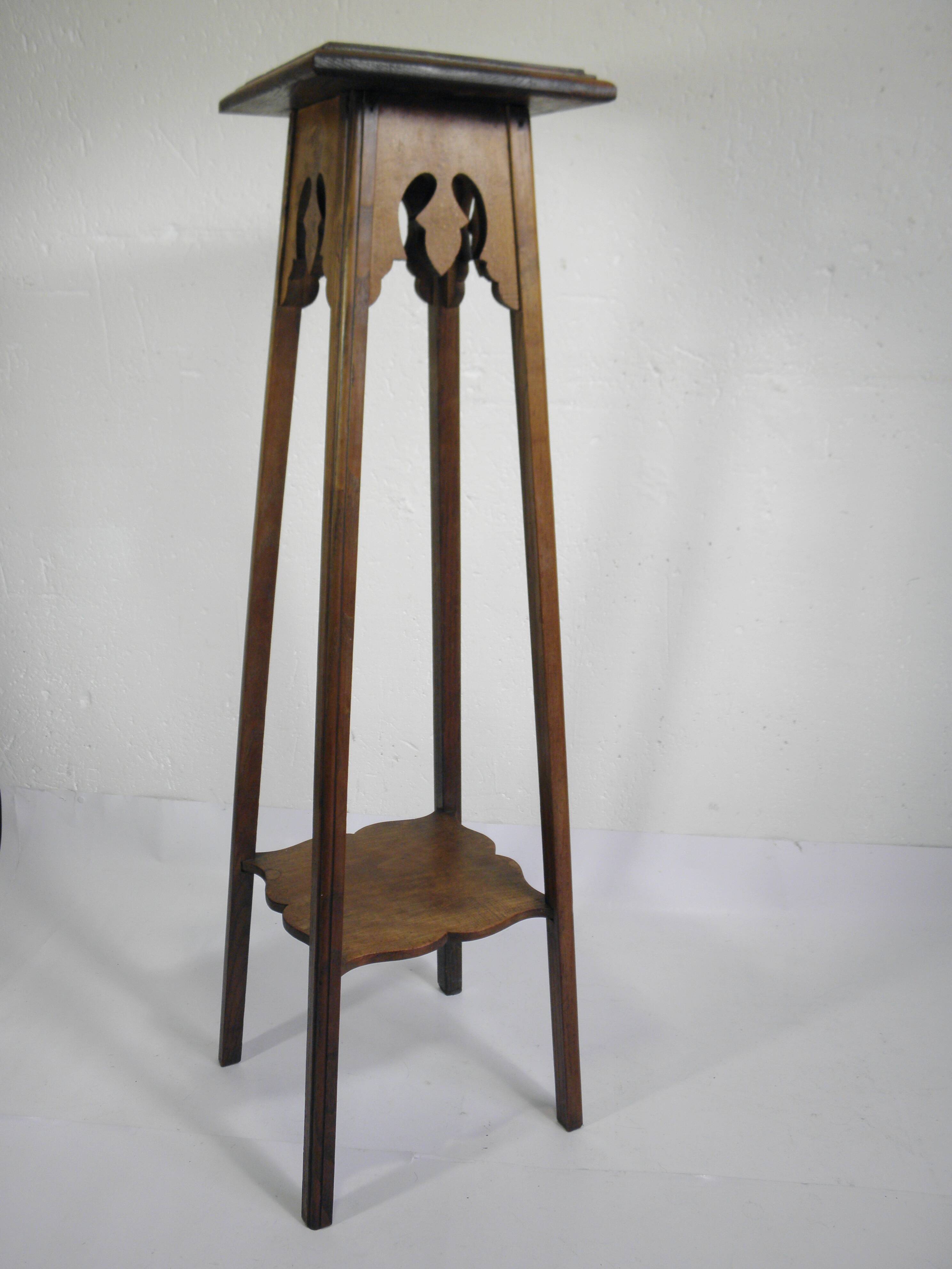 Wooden stool 103 cm - early 20th century
