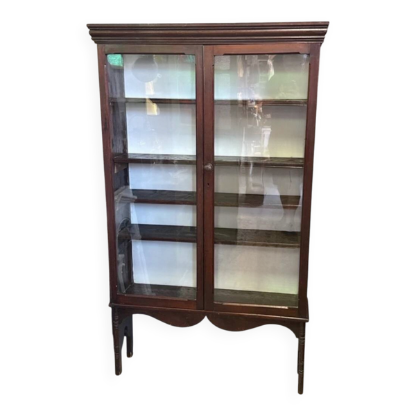 Vitrine vintage en bois