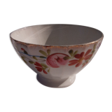 Earthenware bowl of Saint Amand Hamage north diam 15 cm H 9 cm flower pattern