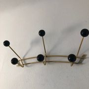 Hanger Golden 6 hooks balls vintage 1960
