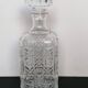Crystal diamond whiskey bottle