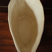 Blue rose sauce boat Digoin Sarreguemines