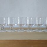 Vintage 70 crystal footed glass from Arques