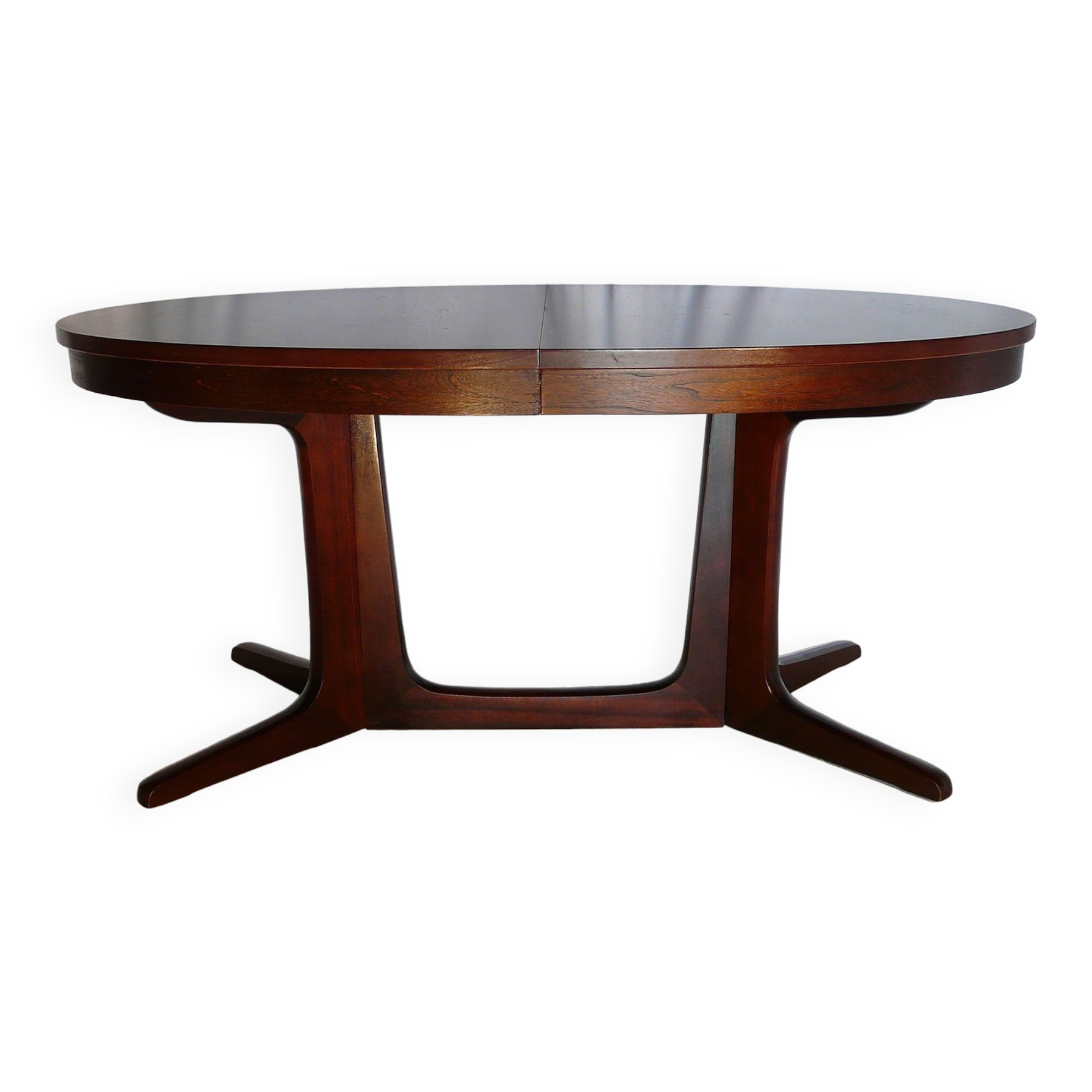 Baumann vintage Scandinavian extendable oval table