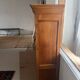 Louis Philippe style solid cherry wood buffet and display cabinet set.