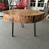 Industrial coffee table