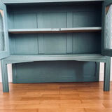 Top of glass buffet china cabinet