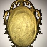 Miroir doré 19x29cm