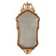 Neoclassical antique mirror in walnut, Italy, 18th century.