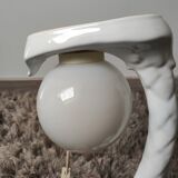 Palm lamp globe opaline