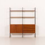 Italian vintage free standing wall unit or room divider by IMB , 1970s
