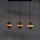 Dutch design metal hanging lamp 70s