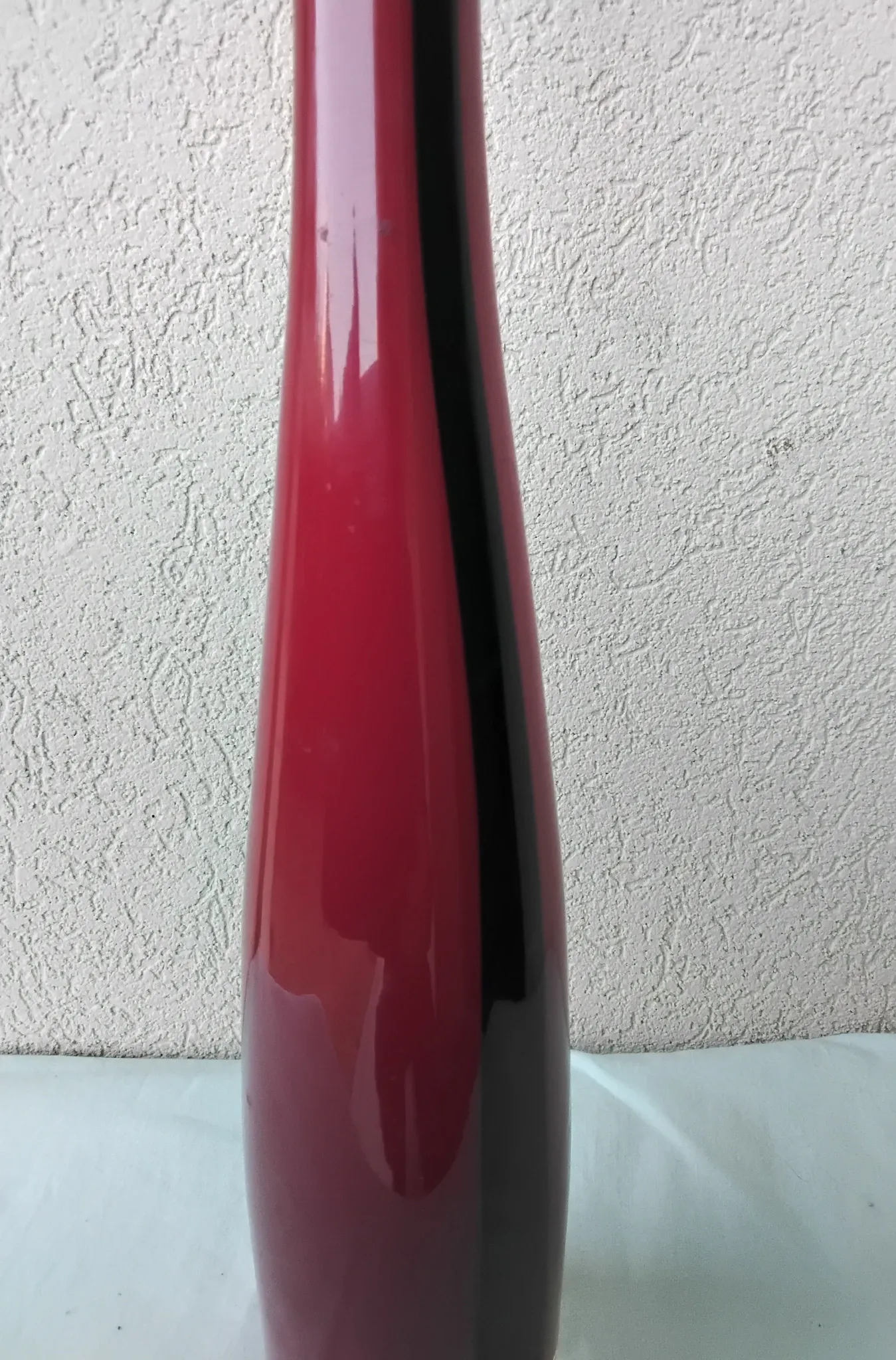 Single flower vase in glass
