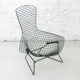 Fauteuil "bird" noir de Harry Bertoia pour Knoll 1970