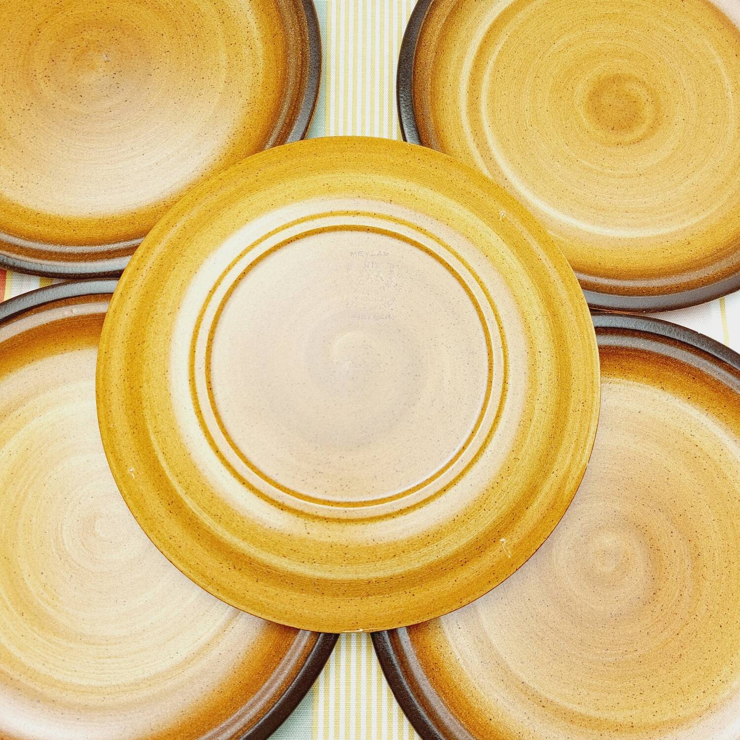 Meylan St Amand stoneware dinner plates