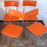 A set of 4 chairs in 1980s Modern style
