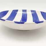 Blue and white ceramic soup plate