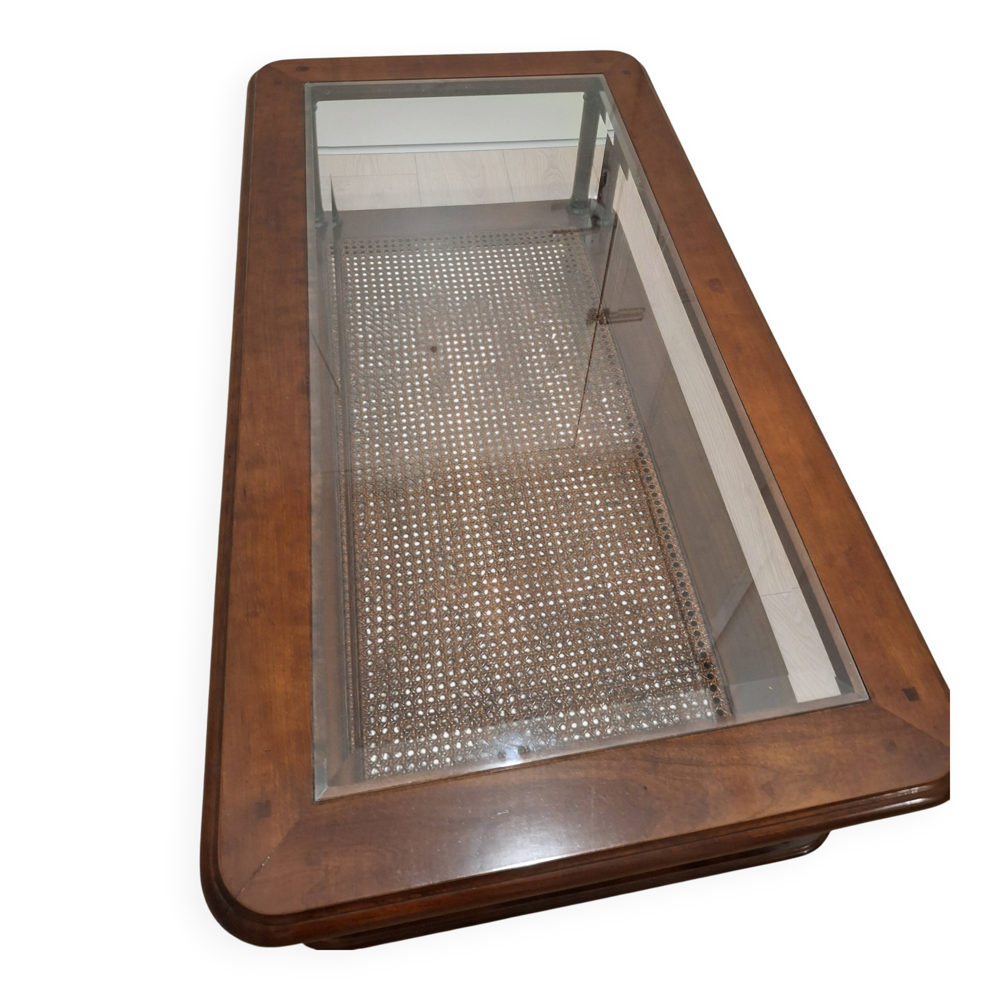 English style mahogany coffee table