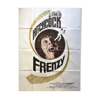 Affiche française frenzy, alfred hitchcock