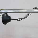 Vintage Large Iron Balloon Chandelier, 12 Bulbs